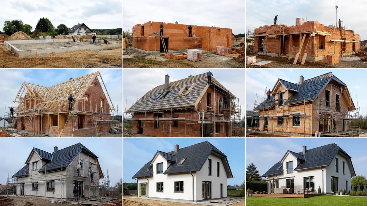 Ordre des travaux construction maison : que faire en premier ?